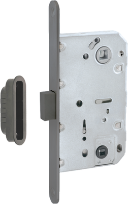 Защелка врезная Vettore WC 410 B-S Magnet GR (графит) -