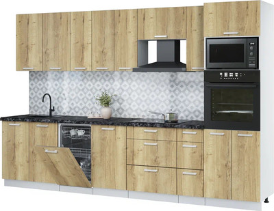 

Кухонный гарнитур, Мила Лайт 3.2-ПМ3