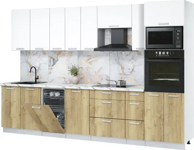 

Кухонный гарнитур, Мила Лайт 3.2-ПМ3