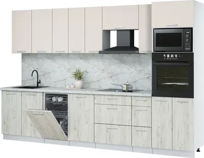 

Кухонный гарнитур, Мила Лайт 3.2-ПМ3