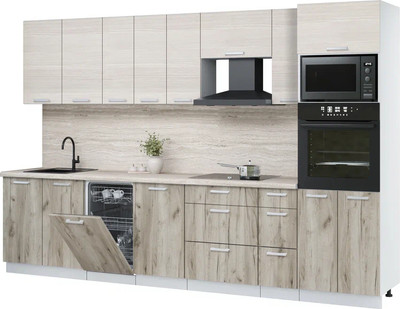 

Кухонный гарнитур, Мила Лайт 3.2-ПМ3