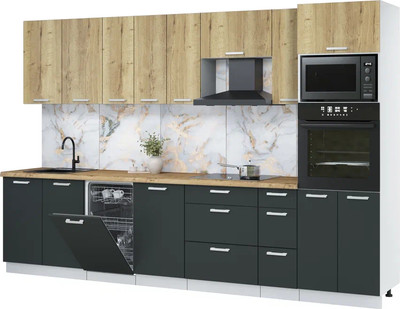 

Кухонный гарнитур, Мила Лайт 3.2-ПМ3