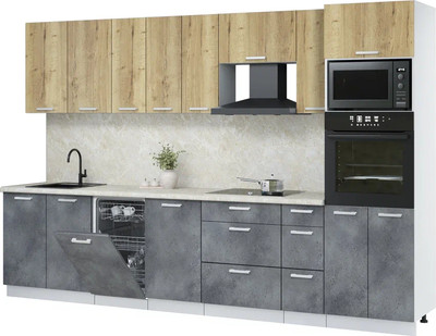 

Кухонный гарнитур, Мила Лайт 3.2-ПМ3