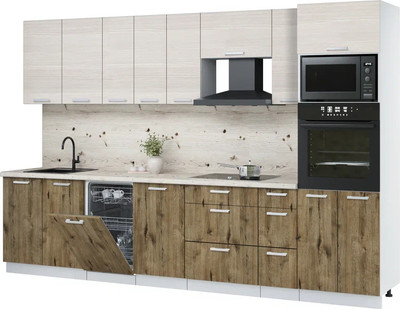 

Кухонный гарнитур, Мила Лайт 3.2-ПМ3