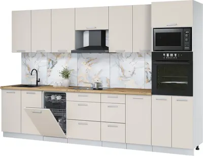 

Кухонный гарнитур, Мила Лайт 3.25-ПМ3