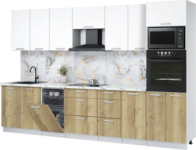 

Кухонный гарнитур, Мила Лайт 3.25-ПМ3