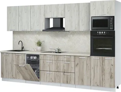 

Кухонный гарнитур, Мила Лайт 3.25-ПМ3