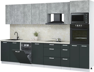 

Кухонный гарнитур, Мила Лайт 3.2-ПМ3