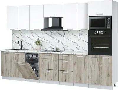 

Кухонный гарнитур, Мила Лайт 3.25-ПМ3