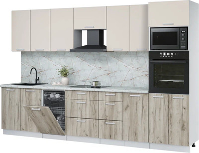 

Кухонный гарнитур, Мила Лайт 3.25-ПМ3