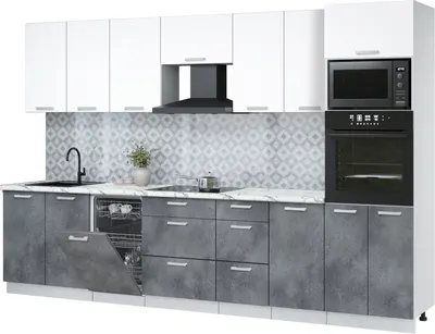 

Кухонный гарнитур, Мила Лайт 3.25-ПМ3