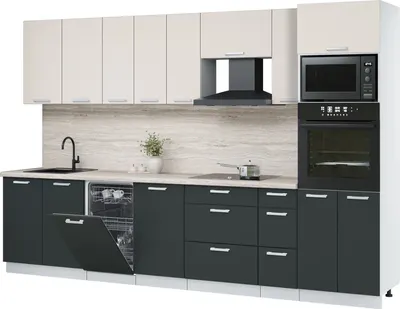 

Кухонный гарнитур, Мила Лайт 3.2-ПМ3