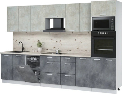 

Кухонный гарнитур, Мила Лайт 3.25-ПМ3