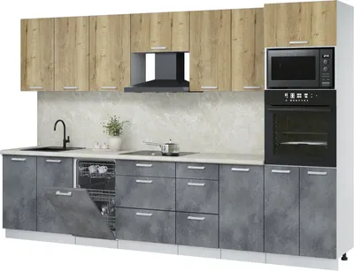 

Кухонный гарнитур, Мила Лайт 3.25-ПМ3