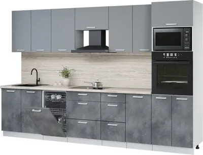 

Кухонный гарнитур, Мила Лайт 3.25-ПМ3