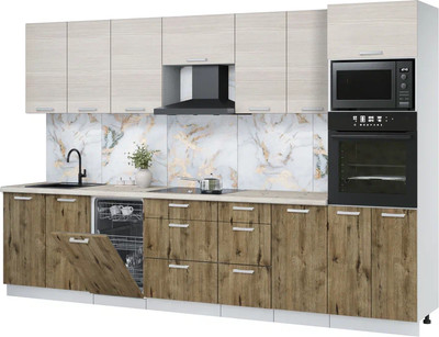 

Кухонный гарнитур, Мила Лайт 3.25-ПМ3