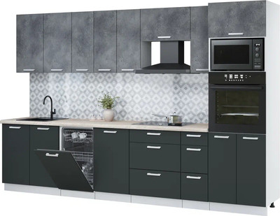 

Кухонный гарнитур, Мила Лайт 3.2-ПМ3