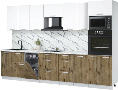 

Кухонный гарнитур, Мила Лайт 3.25-ПМ3