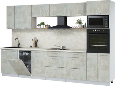 

Кухонный гарнитур, Мила Лайт 3.3-ПМ3