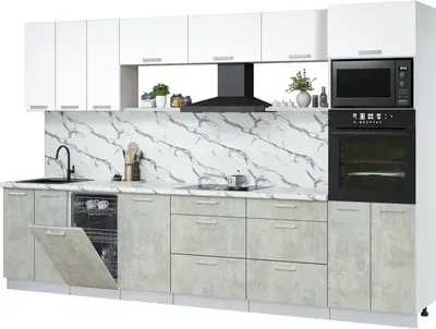 

Кухонный гарнитур, Мила Лайт 3.3-ПМ3