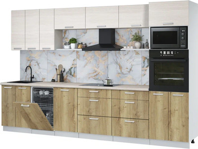 

Кухонный гарнитур, Мила Лайт 3.3-ПМ3