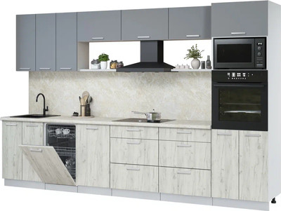 

Кухонный гарнитур, Мила Лайт 3.3-ПМ3