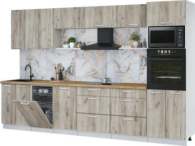 

Кухонный гарнитур, Мила Лайт 3.3-ПМ3