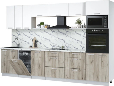 

Кухонный гарнитур, Мила Лайт 3.3-ПМ3