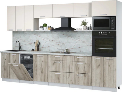 

Кухонный гарнитур, Мила Лайт 3.3-ПМ3