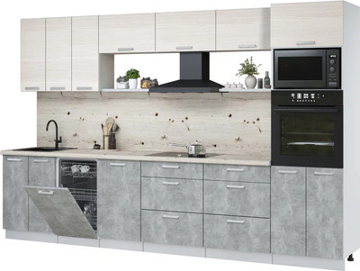 

Кухонный гарнитур, Мила Лайт 3.3-ПМ3