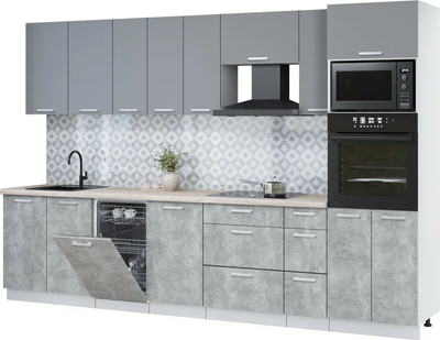 

Кухонный гарнитур, Мила Лайт 3.2-ПМ3