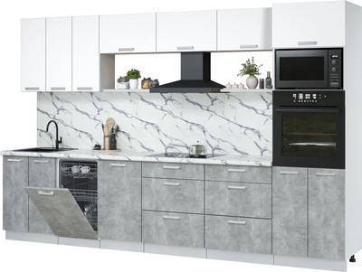 

Кухонный гарнитур, Мила Лайт 3.3-ПМ3