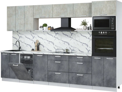 

Кухонный гарнитур, Мила Лайт 3.3-ПМ3