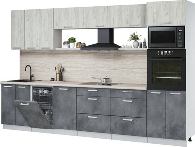 

Кухонный гарнитур, Мила Лайт 3.3-ПМ3