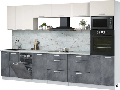 

Кухонный гарнитур, Мила Лайт 3.3-ПМ3