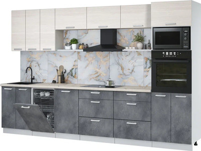 

Кухонный гарнитур, Мила Лайт 3.3-ПМ3