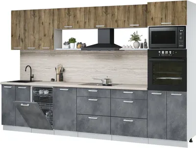 

Кухонный гарнитур, Мила Лайт 3.3-ПМ3