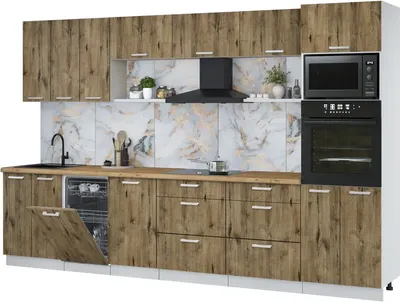 

Кухонный гарнитур, Мила Лайт 3.3-ПМ3