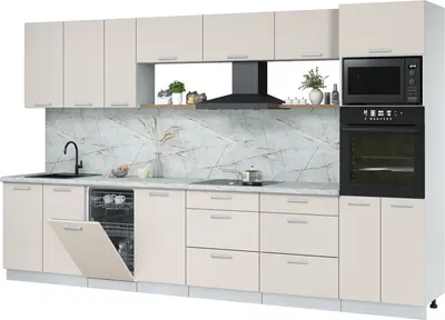 

Кухонный гарнитур, Мила Лайт 3.5-ПМ3