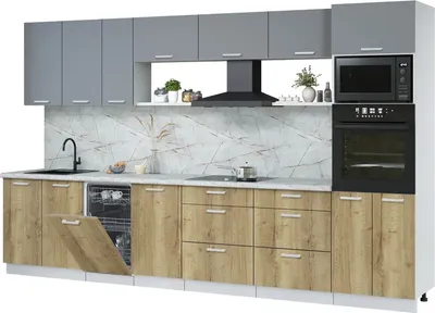 

Кухонный гарнитур, Мила Лайт 3.5-ПМ3