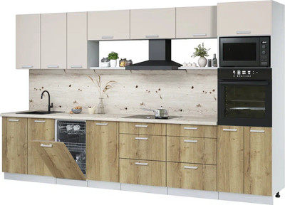 

Кухонный гарнитур, Мила Лайт 3.5-ПМ3