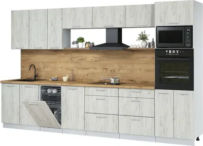 

Кухонный гарнитур, Мила Лайт 3.5-ПМ3