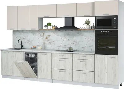 

Кухонный гарнитур, Мила Лайт 3.5-ПМ3