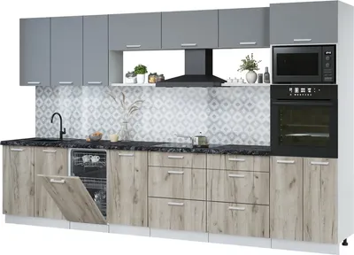 

Кухонный гарнитур, Мила Лайт 3.5-ПМ3