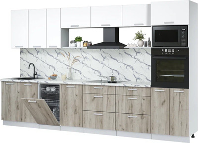 

Кухонный гарнитур, Мила Лайт 3.5-ПМ3