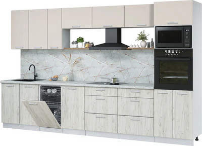 

Кухонный гарнитур, Мила Лайт 3.5-ПМ3