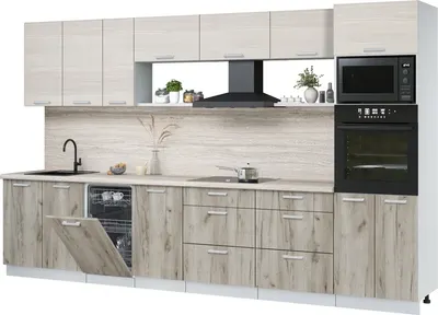 

Кухонный гарнитур, Мила Лайт 3.5-ПМ3