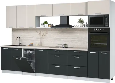 

Кухонный гарнитур, Мила Лайт 3.5-ПМ3