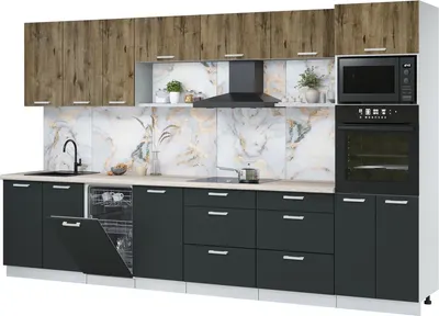 

Кухонный гарнитур, Мила Лайт 3.5-ПМ3