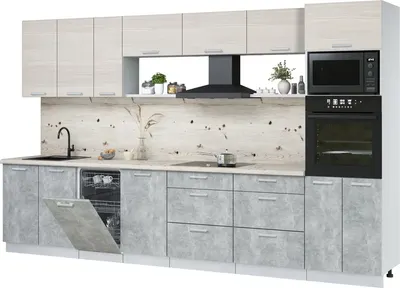 

Кухонный гарнитур, Мила Лайт 3.5-ПМ3